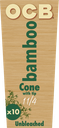 Rolling Papers OCB Bamboo Cones 1.25 - 10 Pack - Box of 12
