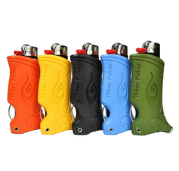 Lighter Toker Poker Lighter Sleeve Bic Assorted Colors Box of 25