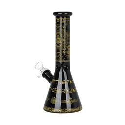 Glass Bong  Infernal Eye Beaker Glass Water Pipe 9.75"