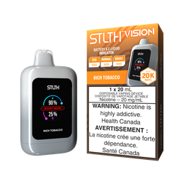 *MB* Disposable Vape STLTH Vision Rich Tobacco Box of 4