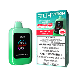 *MB* Disposable Vape STLTH Vision Watermelon Lime Ice Box of 4