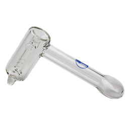 Glass Bubbler Tree Glass 4.5" Thin Showerhead Hammer