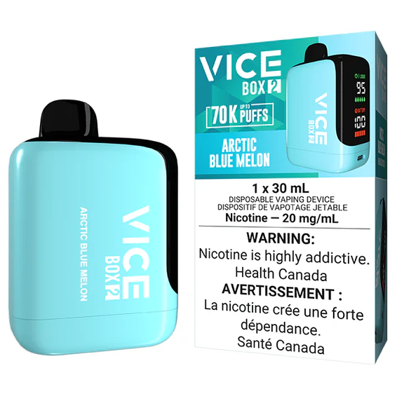 [vic2101b-fd] *FED* Disposable Vape Vice Box 2 70K Arctic Blue Melon Box of 4