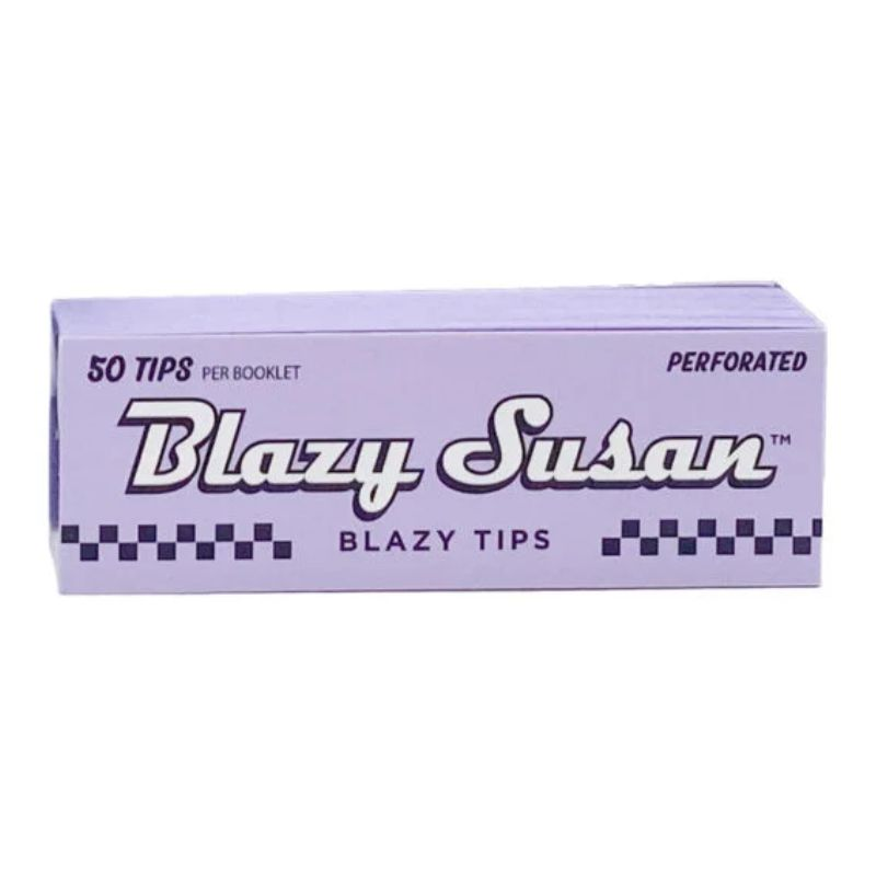 [bzs010b] Filter Tips Blazy Susan Perforated Purple Box of 25