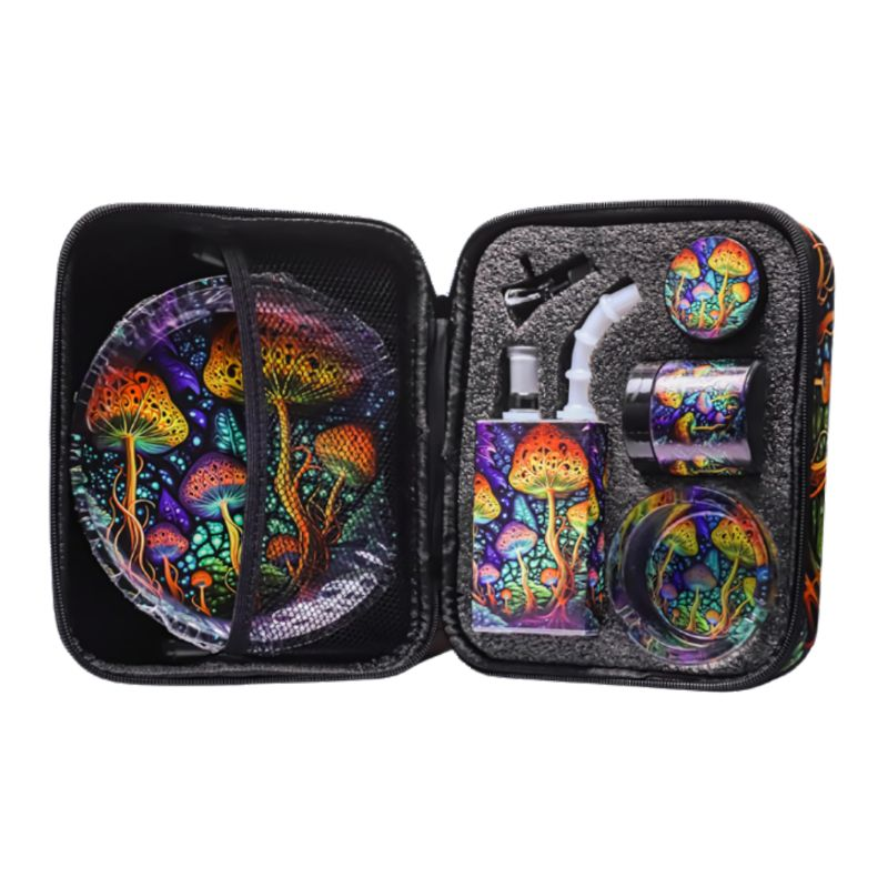 [acm260] Glass Bubbler OG Gift Set Mushroom