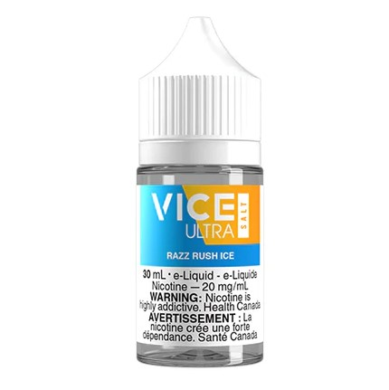 [jsvi2010-on] *ON* Nicotine Liquid Vice Ultra Salt 30ml Razz Rush Ice