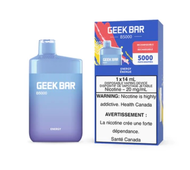 [gbv1005b] *FED* Disposable Vape Geek Bar B5000 Energy Box of 5