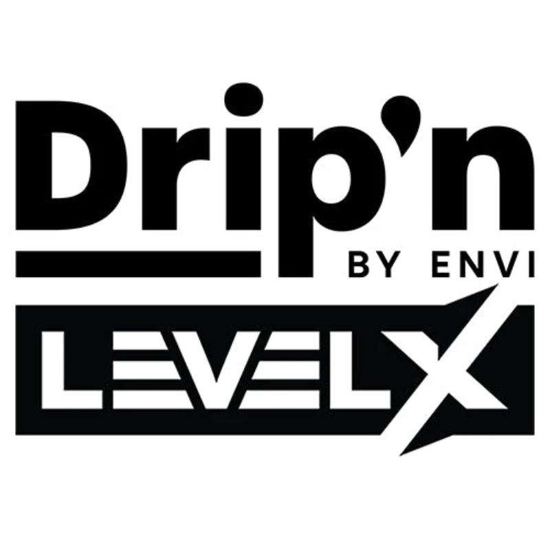 *FED* Disposable Vape Level X Drip'n Pod Mango Peach Watermelon 14ml Box of 6