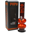 Acrylic Bong Pops 12" Ice Catcher Double Bubble Mushroom Patch