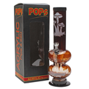 Acrylic Bong Pops 12" Ice Catcher Double Bubble Mushroom Patch