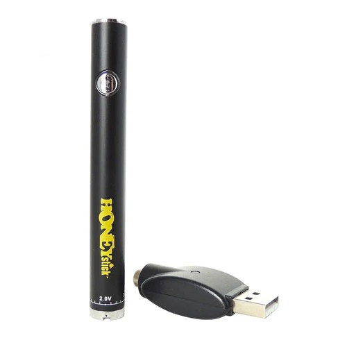 [vap16blk] Cannabis Vaporizer - Battery - HoneyStick Twist 510 Thread (Black)