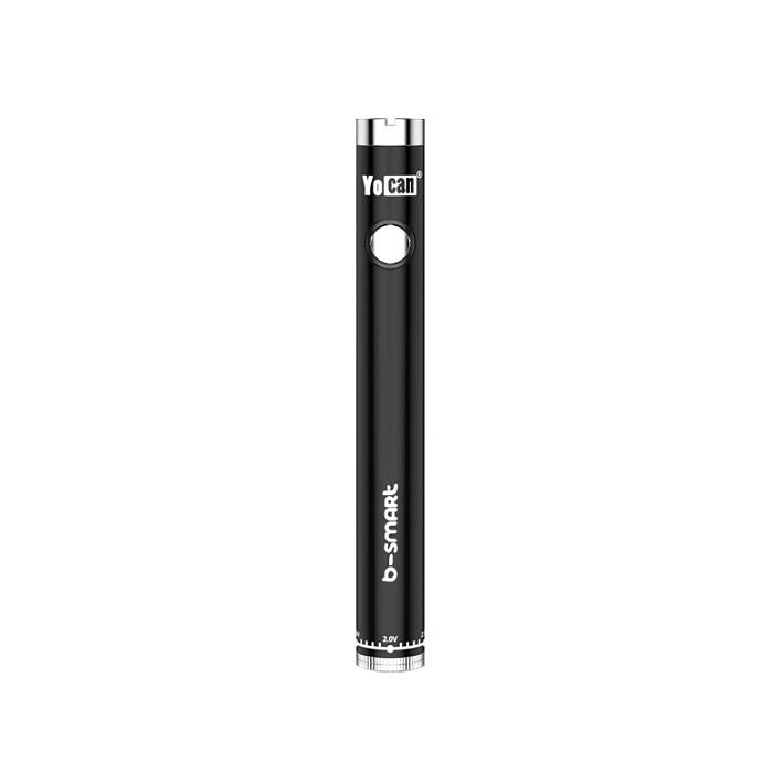 [ycn096blk] Cannabis Vaporizer - Yocan B-Smart Variable Voltage 510 Battery Kit with Charger (Black)