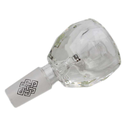 Glass Bowl Karma 14mm Round Diamond