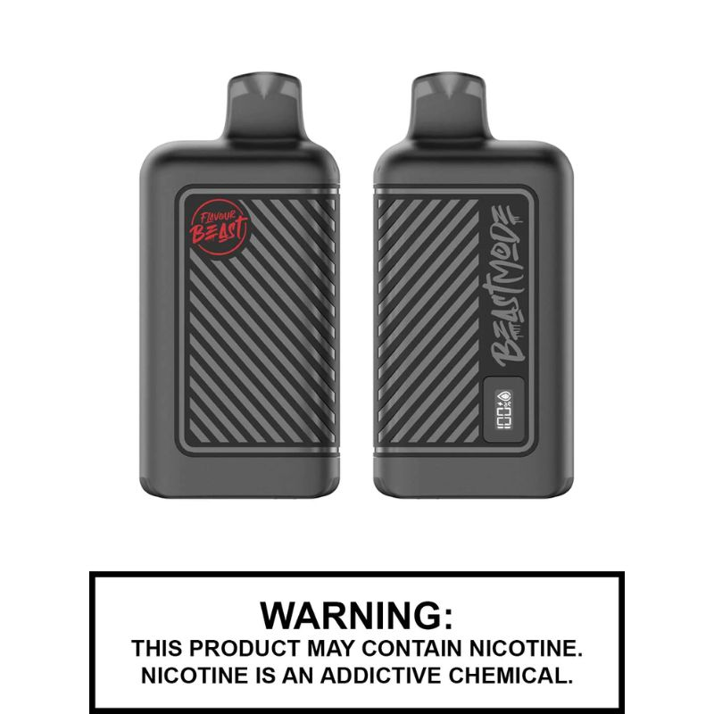 [fvb1416b] *FED* Flavour Beast Beast Mode Disposable Vape Rechargeable Bangin' Blood Orange Iced Box Of 5