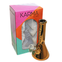 Glass Bong Karma 9" Beaker Metallic