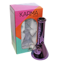 Glass Bong Karma 9" Beaker Metallic