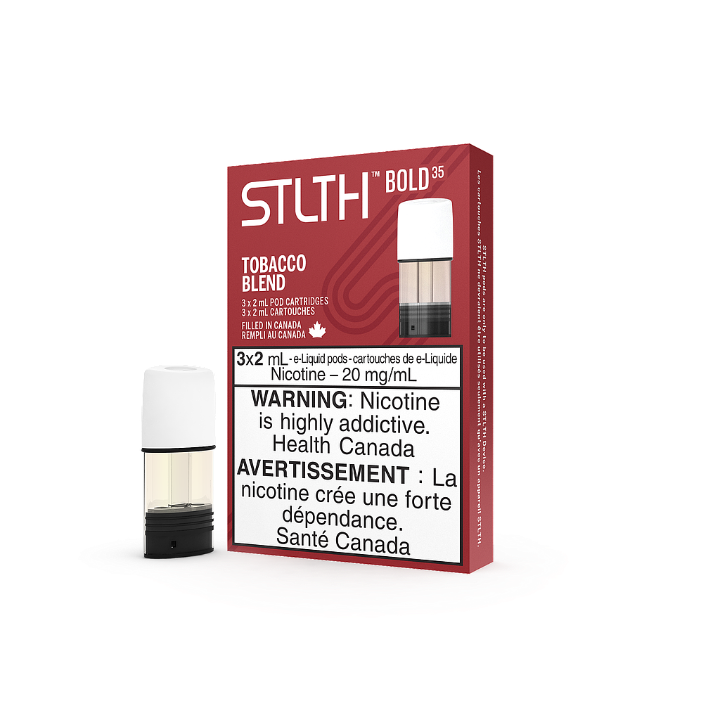 [sth1106e] *FED* STLTH Pod 3-Pack - Tobacco Blend + Bold (1.2%)