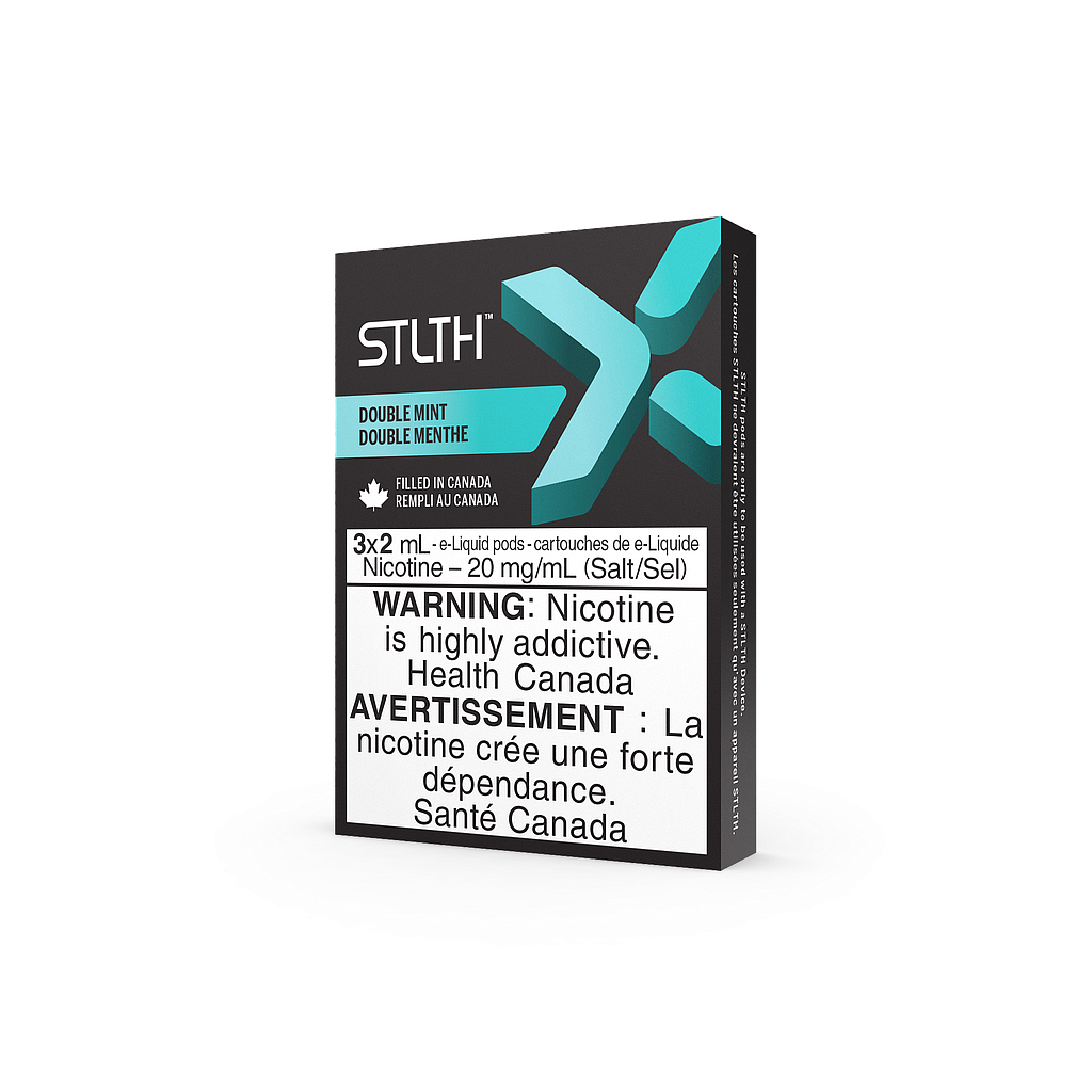 [sth1129c] *FED* STLTH X Pod 3-Pack - Double Mint (2.0% Classic)