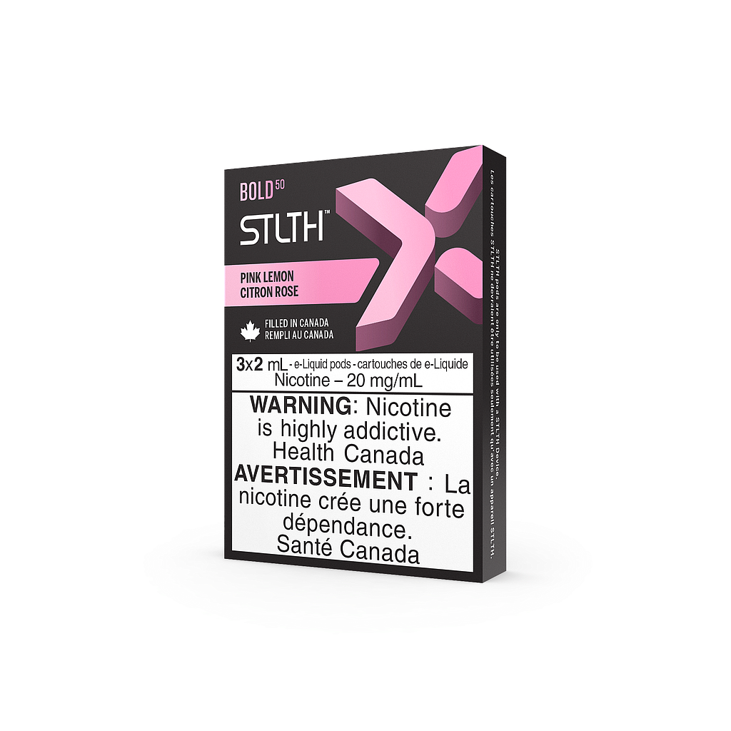 [sth1134c] *FED* STLTH X Pod 3-Pack - Pink Lemon (2.0% Classic)