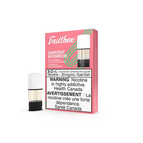 [sthp1103c] *FED* STLTH X FRUITBAE Pod 3 Pack Grapefruit/Watermelon + Bold (2.0% Classic)