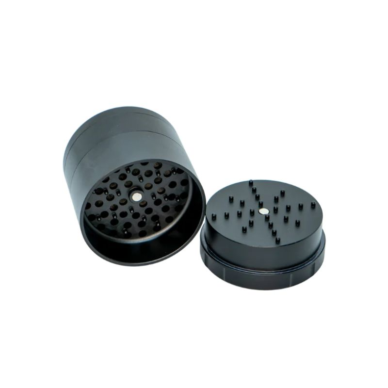 [ooz085blk] Metal Grinder Stache Grynder 4pc 2.5 (Black)