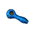 Glass Pipe Karma Lightning Plated 4"
