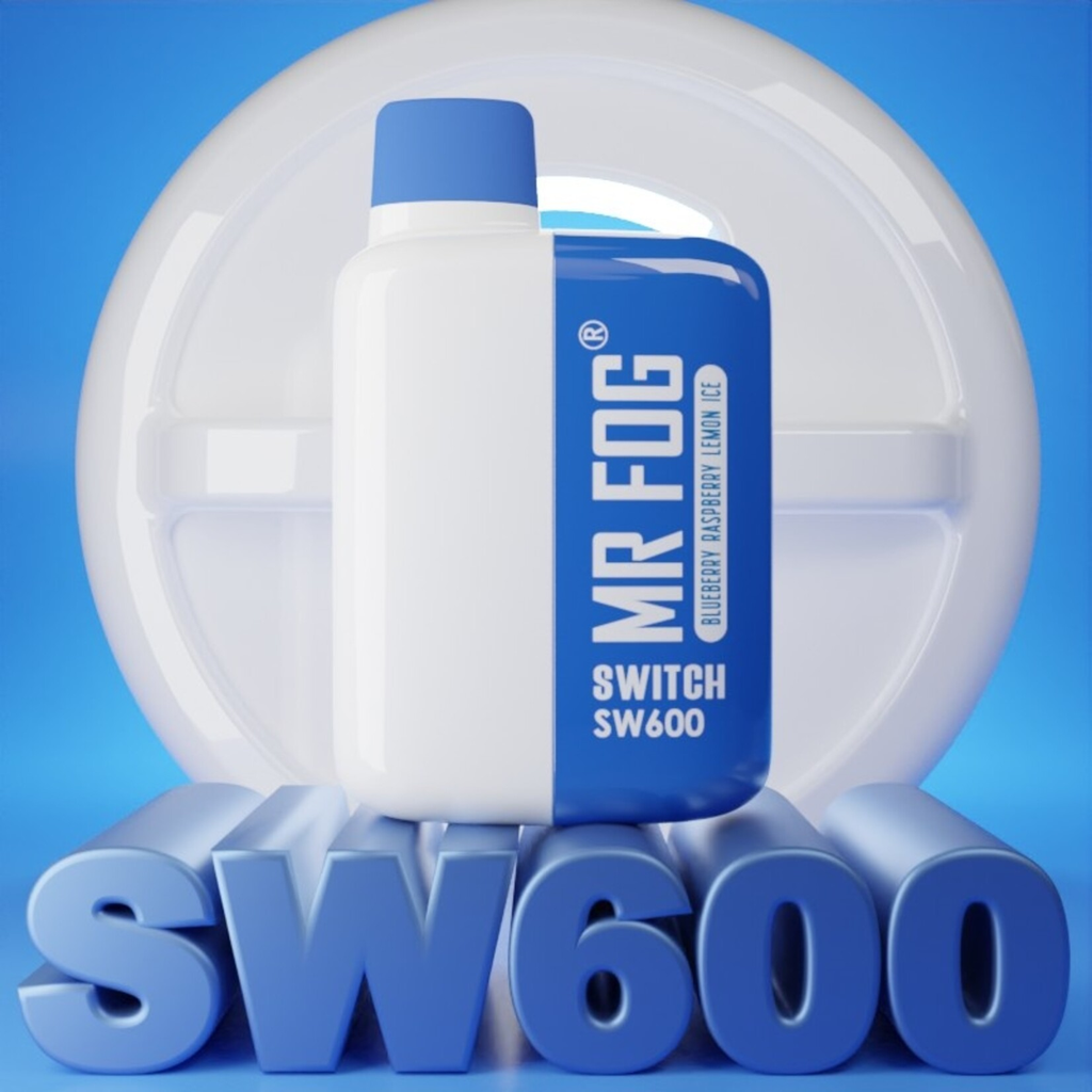 [fog1401c-b] *FED* Mr Fog Switch SW600 Blueberry Raspberry Lemon Ice Box of 10 (20mg)