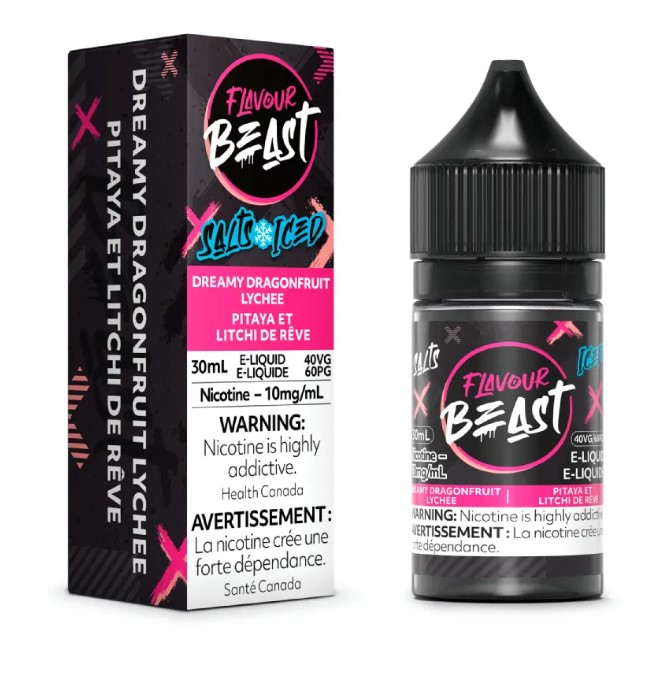 [jsfl1007a-ab] *AB* Nicotine Liquid Flavour Beast Salt Dreamy Dragonfruit Lychee Iced (10mg)