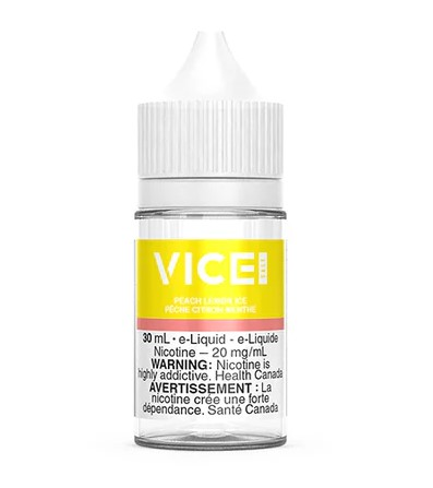 [jsvi1019a-on] *ON* Nicotine Liquid Vice Salt 30ml Peach Lemon Ice (12mg)