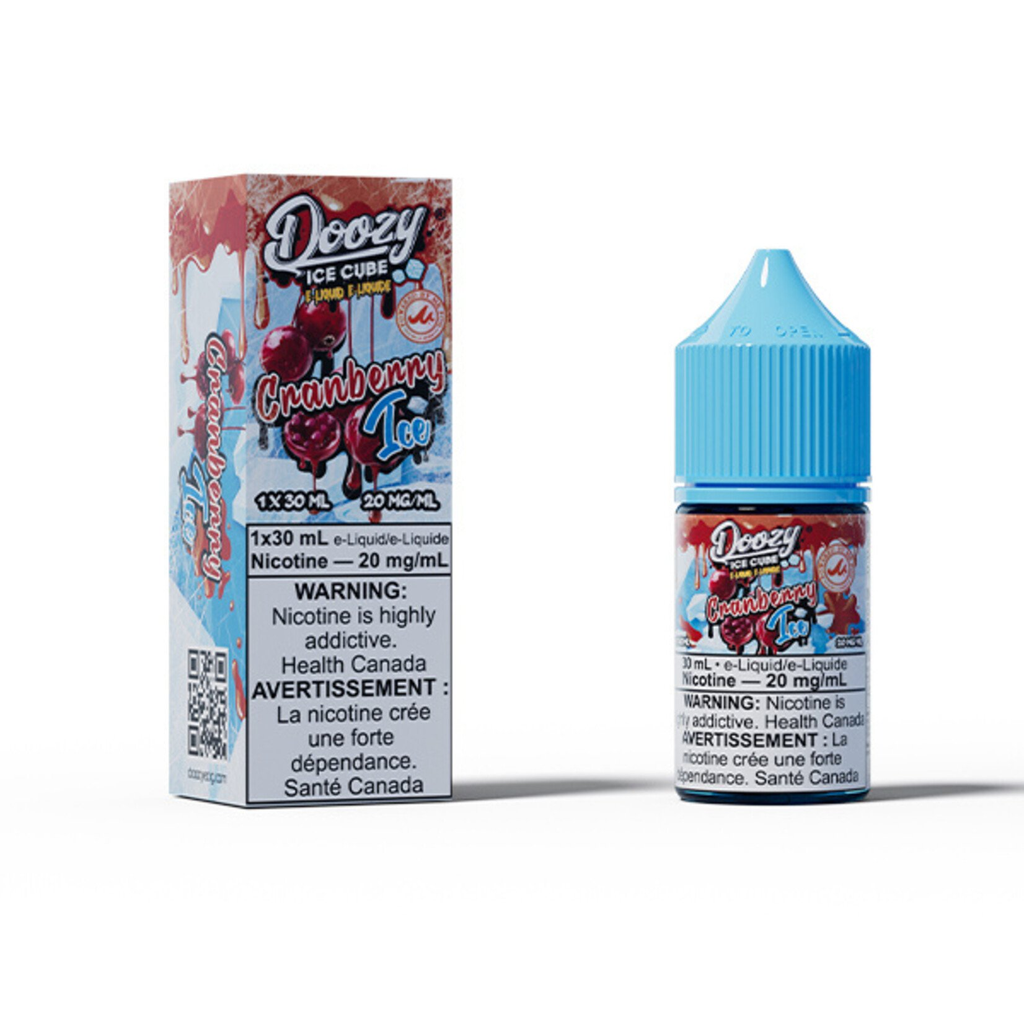[jsdz1007a-fd] *FED* Nicotine Liquid Doozy Ice Cube Salt 30ml Cranberry Ice (10mg)