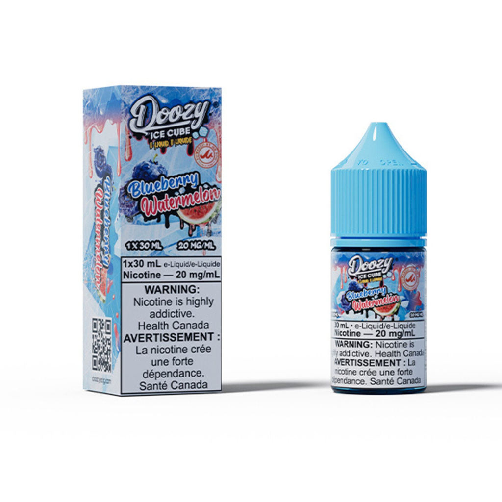 [jsdz1005a-on] *ON* Nicotine Liquid Doozy Ice Cube Salt 30ml Blueberry Watermelon (10mg)