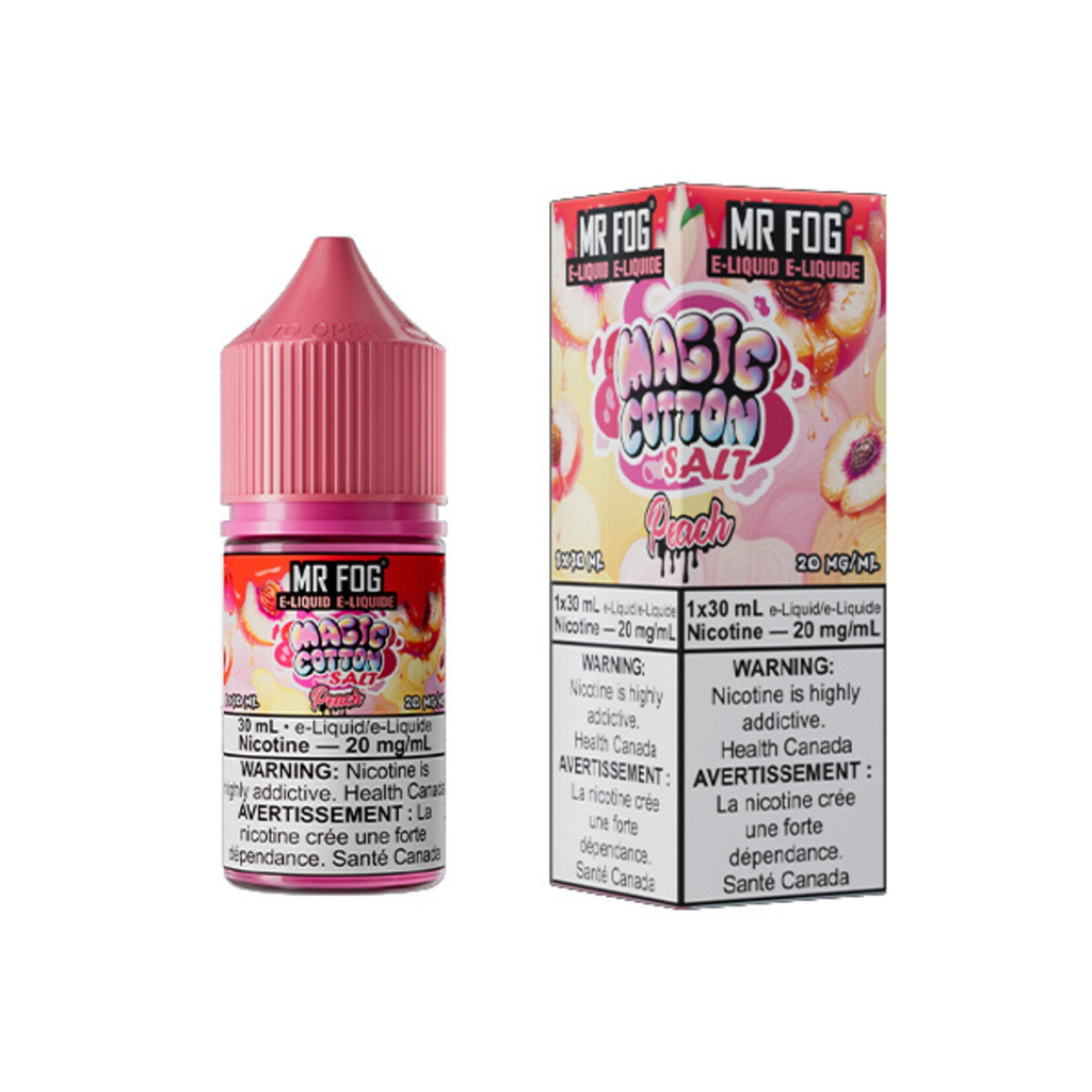 [jsfg1039a-mb] *MB* Nicotine Liquid Mr Fog Magic Cotton Series Salt 30ml Peach (10mg)