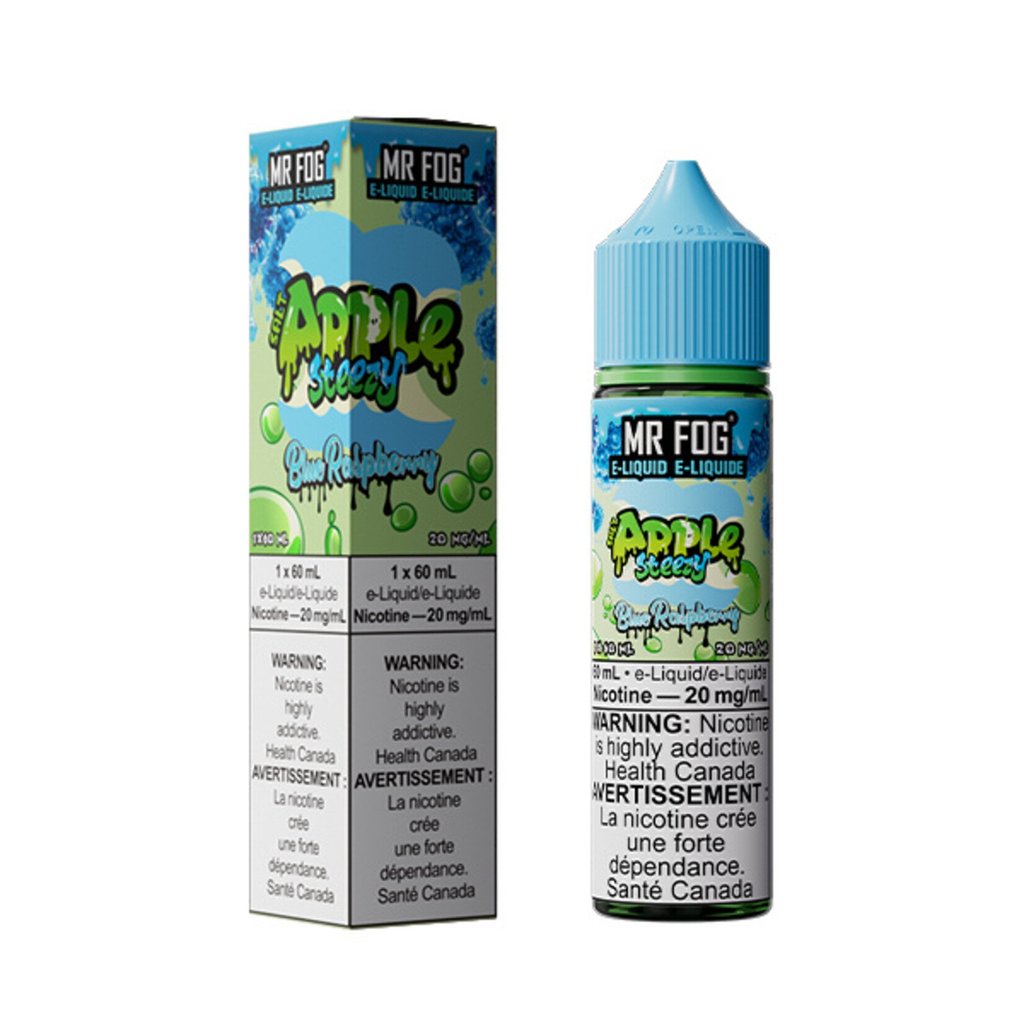 [jsfg1102a-ab] *AB* Nicotine Liquid Mr Fog Apple Steezy Salt 60ml Blue Raspberry (10mg)