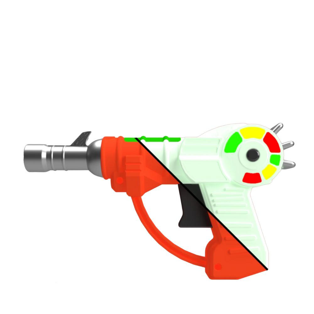 [aas040glw] 510 Battery Smyle Labs Raygun Penjamin With Lights and Sound (Glow)