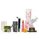 Glass Bong Arsenal Glass 7mm Galactic Drift Beaker 15-in-1 Ultimate Smoke Box  8"