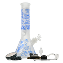 Glass Bong Arsenal Glass 5mm Fungi Forest Glass Bong 9-in-1 Dab Kit 12"