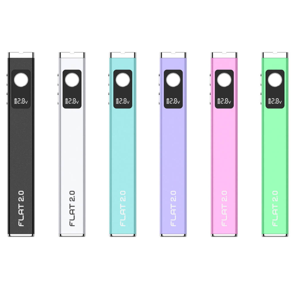 [ycn209-b-ast] 510 Battery Yocan Flat 2.0 Battery Box of 12 (Assorted)