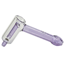 Glass Bubbler Tree Glass 4.5" Thin Showerhead Hammer