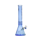 Glass Bong Blueberry Quadruple Ring Beaker 16"