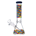 Glass Bong OG Original Honeycomb Mosaic 10" 5mm