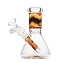 Glass Bong Arsenal Glass Sunset Wave Beaker 6"