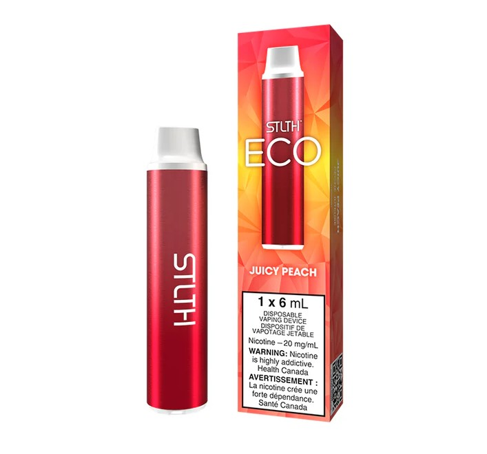 [sth3511b-ab] *AB* Disposable Vape STLTH ECO Juicy Peach Box of 6