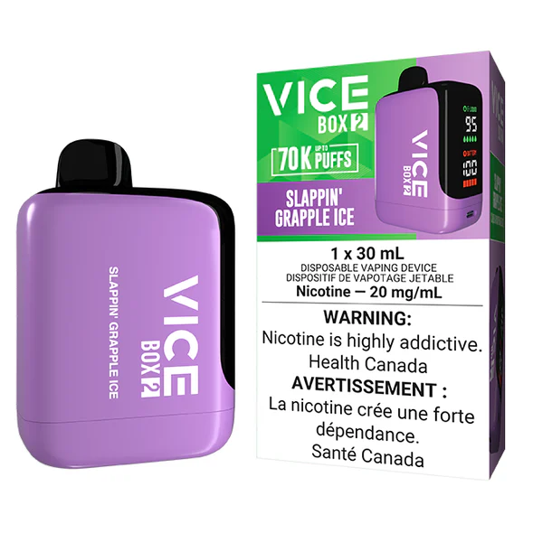 [vic2117b-ab] *AB* Disposable Vape Vice Box 2 70K Slappin' Grapple Ice Box of 4