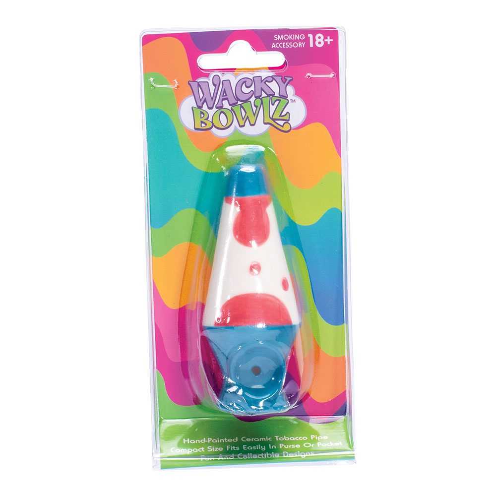 [gfa083] Ceramic Pipe Wacky Bowlz Lava Lamp 3.75"
