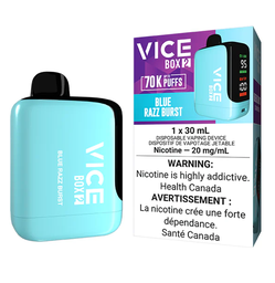 *FED* Disposable Vape Vice Box 2 70K Blue Razz Burst Box of 4