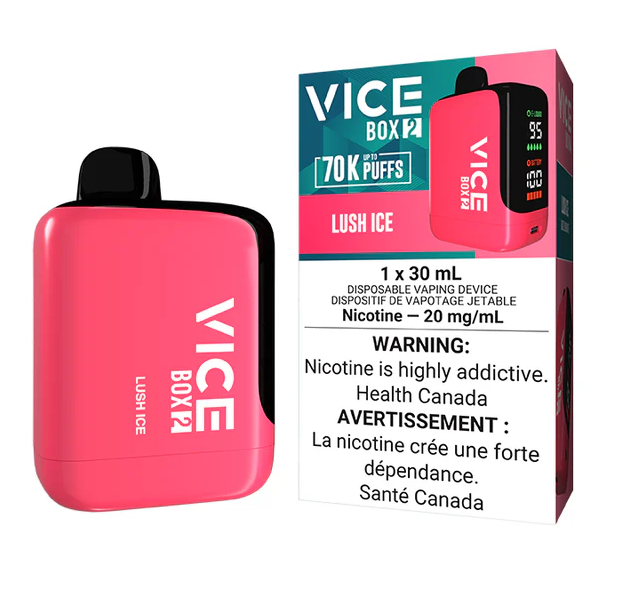 *FED* Disposable Vape Vice Box 2 70K Lush Ice Box of 4