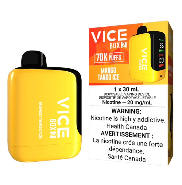*FED* Disposable Vape Vice Box 2 70K Mango Tango Ice Box of 4