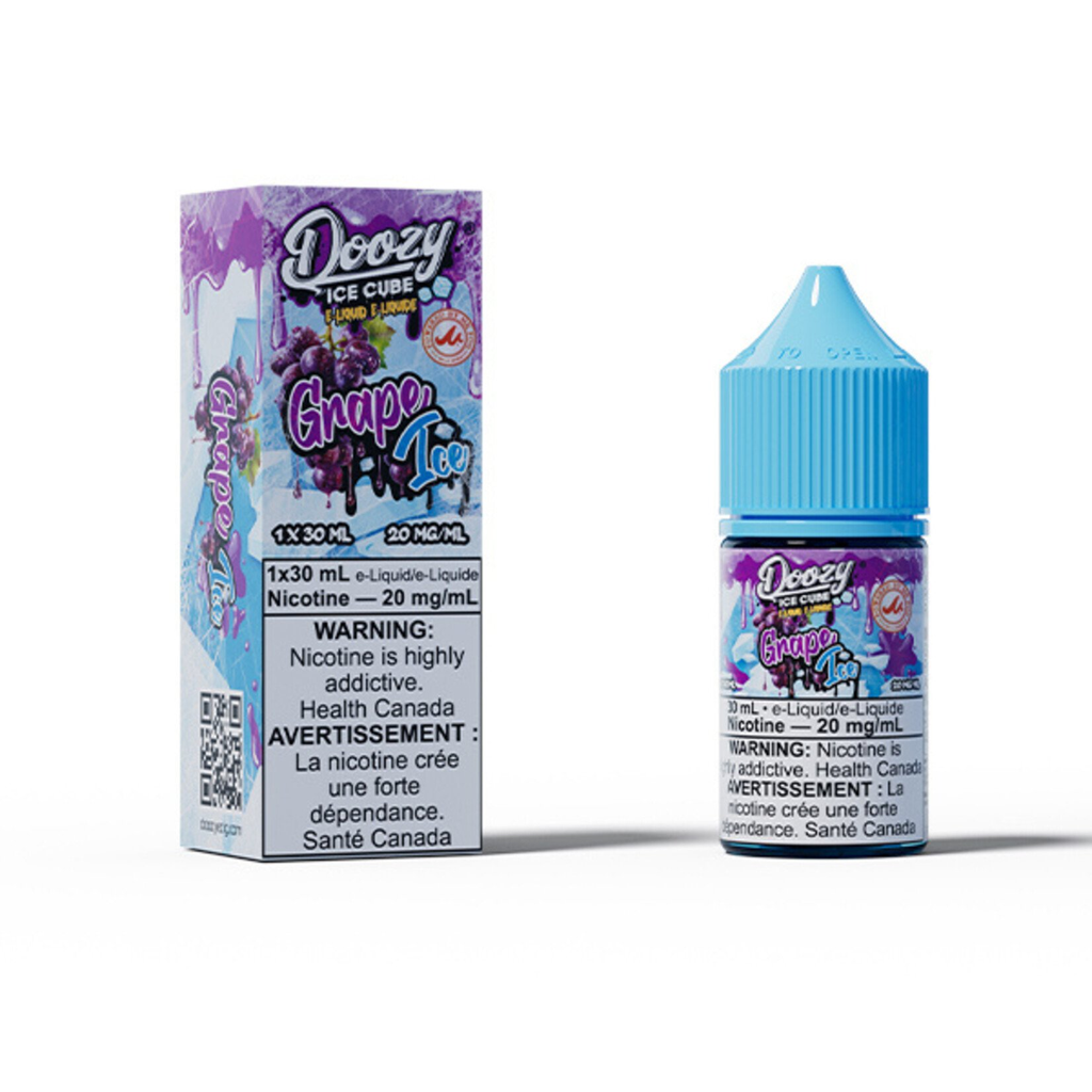 *FED* Nicotine Liquid Doozy Ice Cube Salt 30ml Grape Ice
