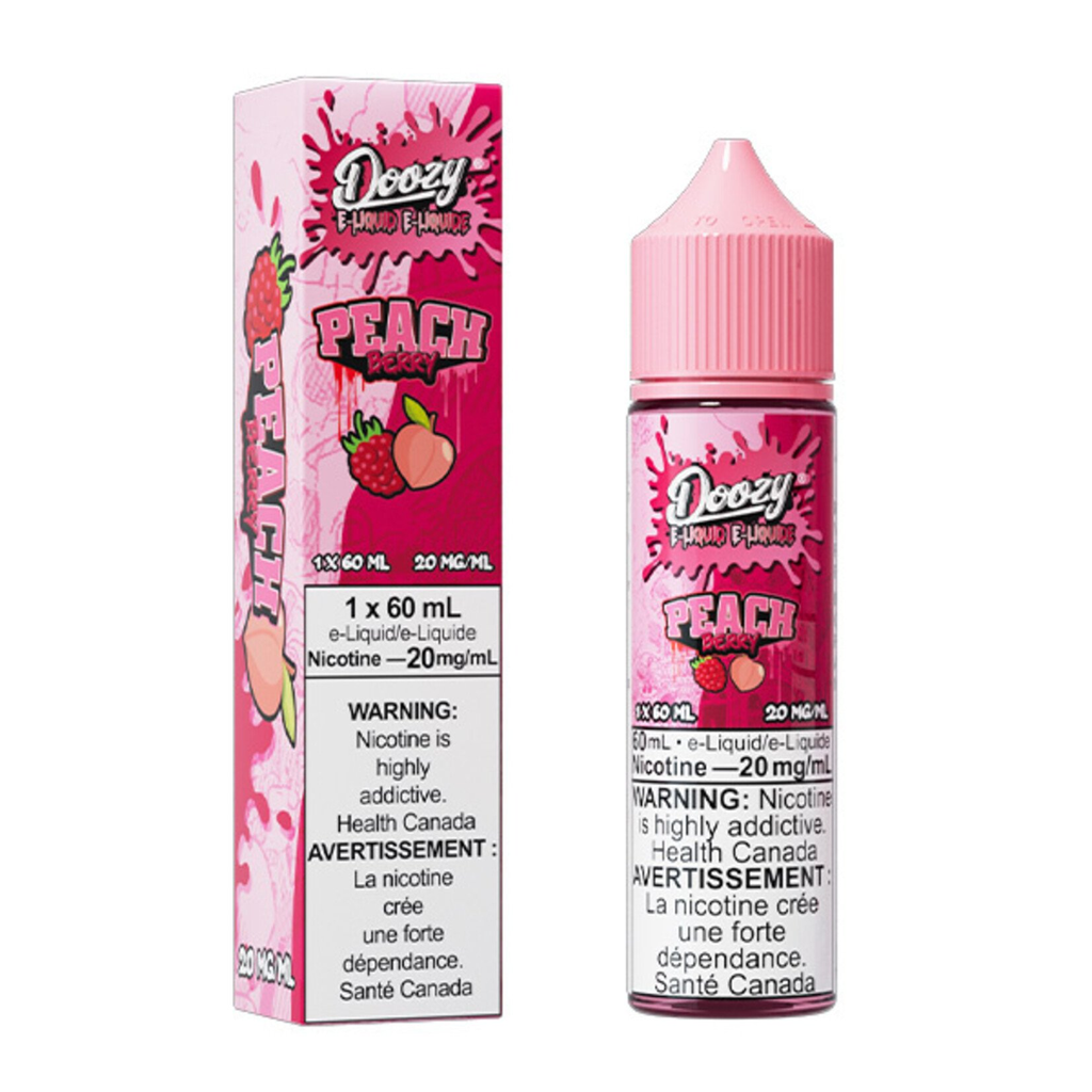 *FED* Nicotine Liquid Doozy OG Line Salt 60ml Peach Berry
