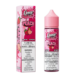 *FED* Nicotine Liquid Doozy OG Line Salt 60ml Peach Berry